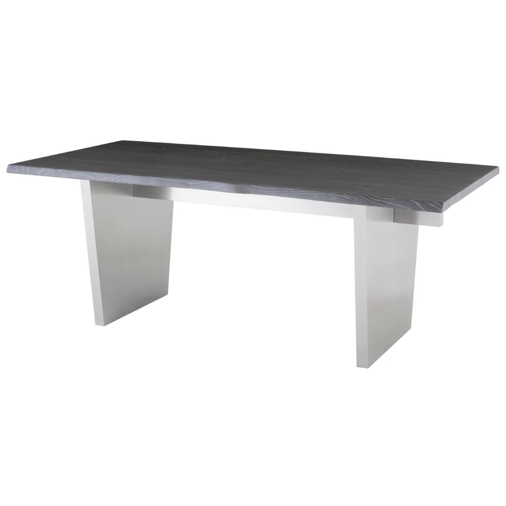 Nuevo HGNA455 AIDEN DINING TABLE in OXIDIZED GREY